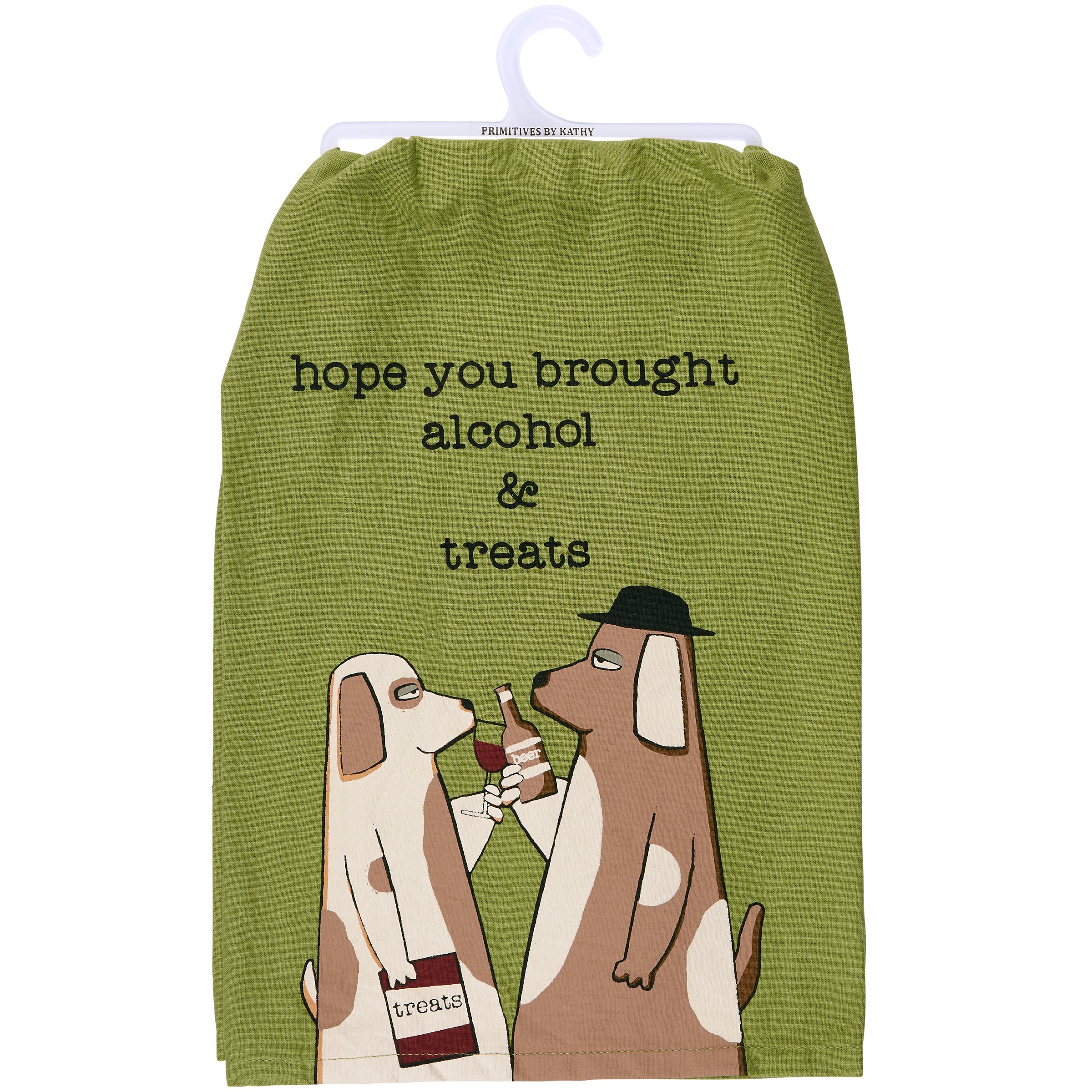 Hope You Brought Treats Kitchen Towel - MK Threads Boutique
