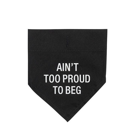 Too Proud Small/Medium Dog Bandana - MK Threads Boutique