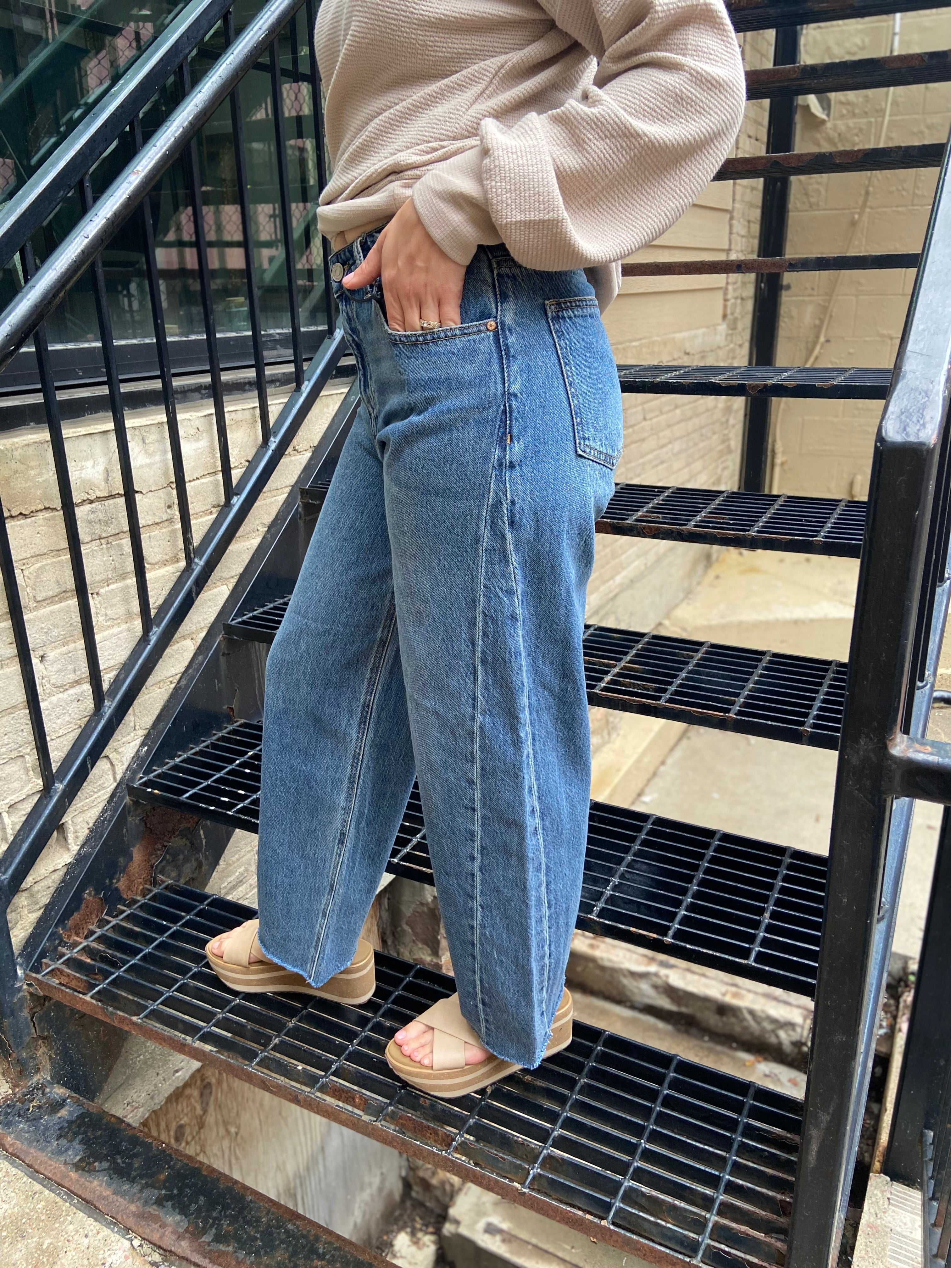 Jordan Medium Wash Barrel EnJeans