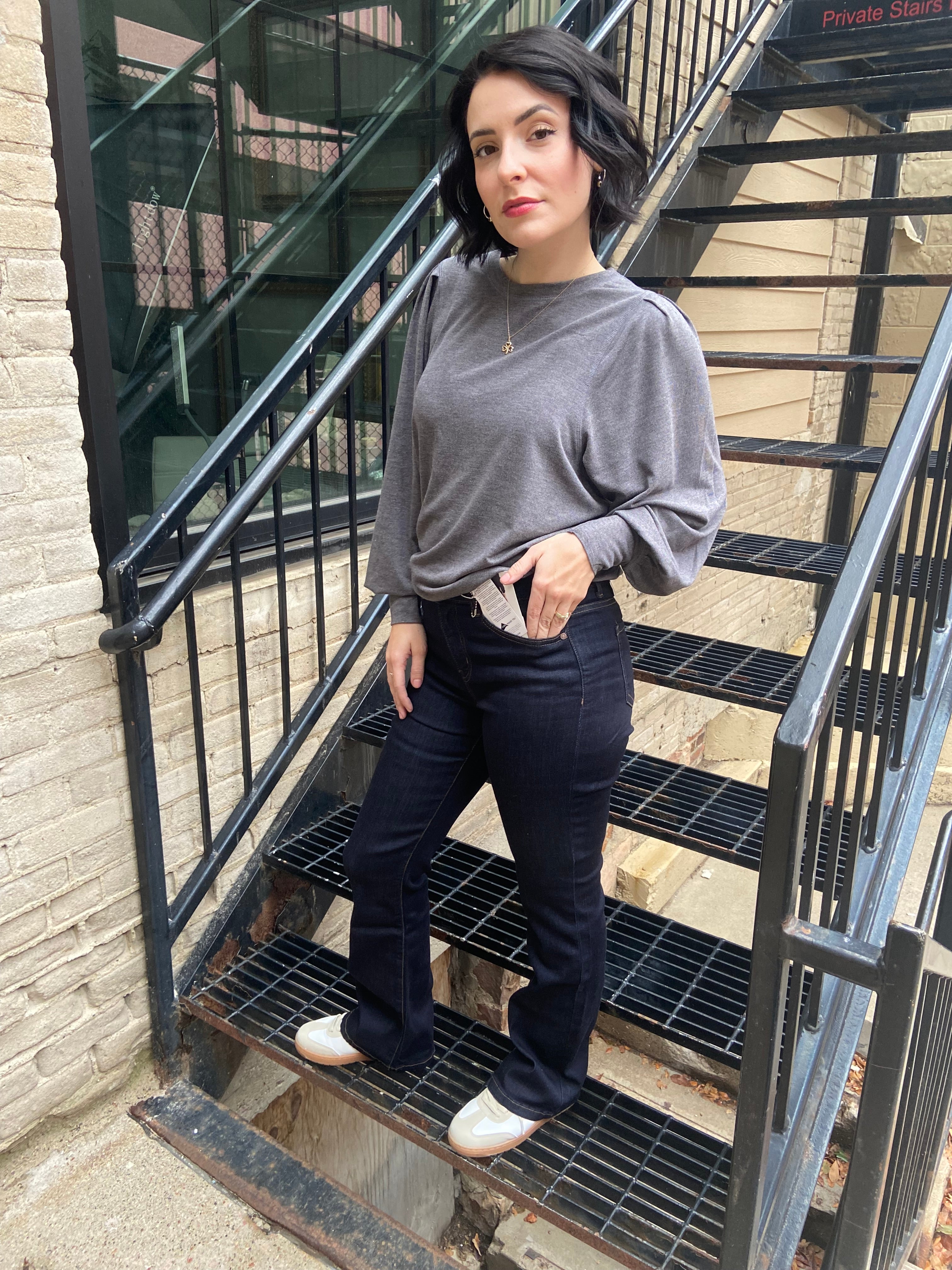 Eric Dark Wash High Rise Boot Cut EnJeans