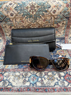 Black Glasses And Cardholder Bag