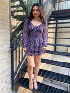 Sky Black Long Sleeve  Mini Dress - MK Threads Boutique