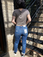 Brooklyn High Rise Boyfriend Mica Jeans - MK Threads Boutique