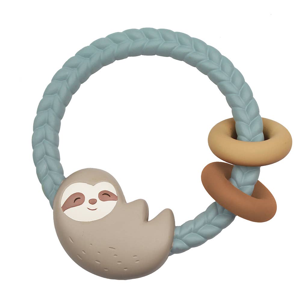 Ritzy Rattle™ Silicone Teether Rattles: Dino