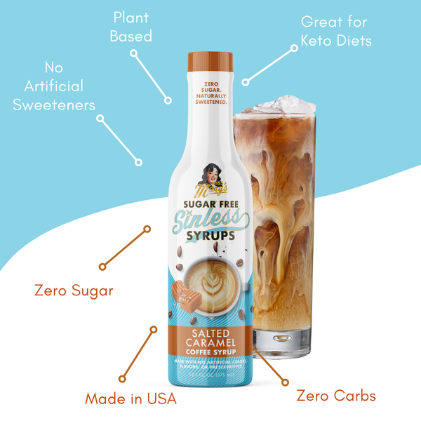 Salted Caramel Sugar Free Sinless Syrups