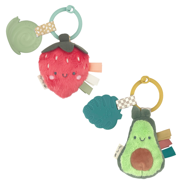 *New Options* Itzy Pal™ Plush + Teether: Strawberry