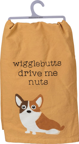 WiggleButts Drive Me Nuts Kitchen Towel