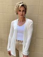 Blake White Knit Sheer Cardigan - MK Threads Boutique