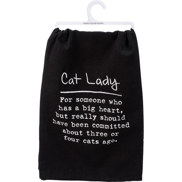 Cat Lady Kitchen Towel