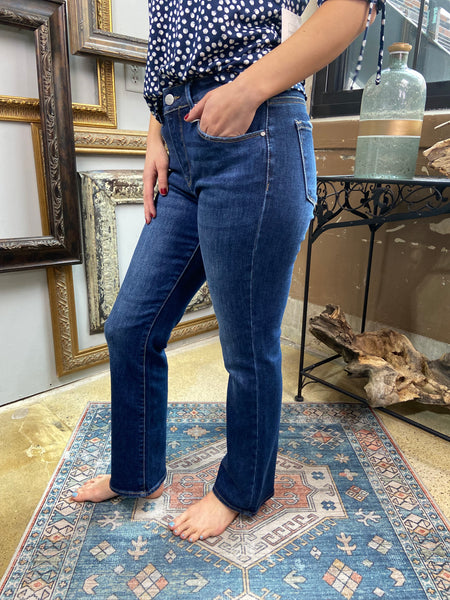 Malory Mid Rise Straight Risen Jeans