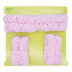 Spa Headband - Skincare Headband & Wristband Set: Mint