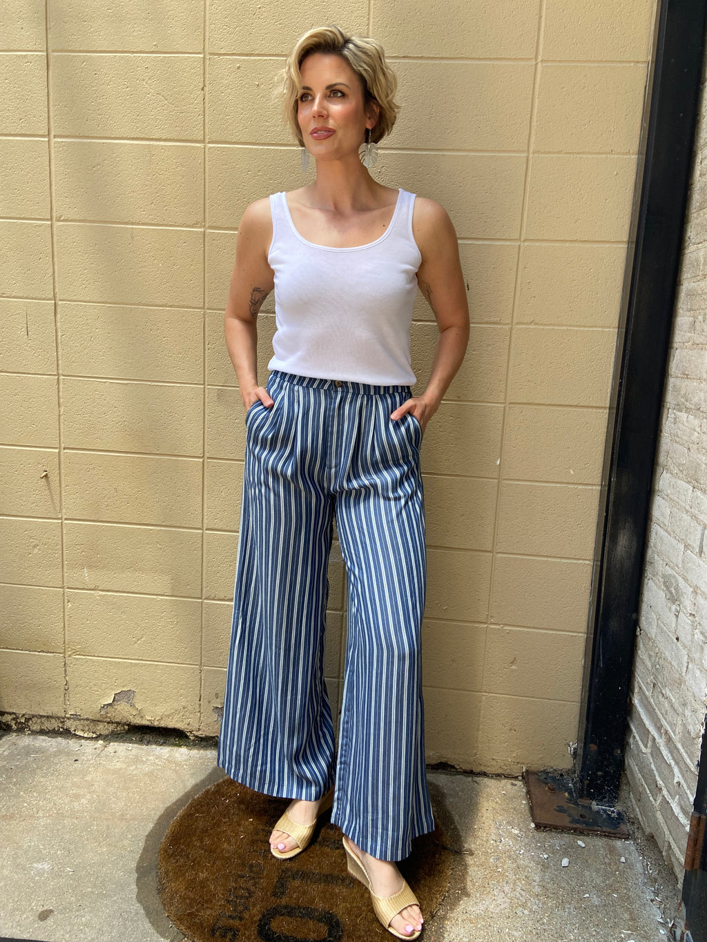Lizzy White Tank Top - MK Threads Boutique