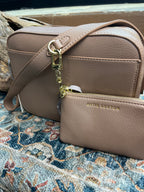 Hana Mocha Crossbody Bag