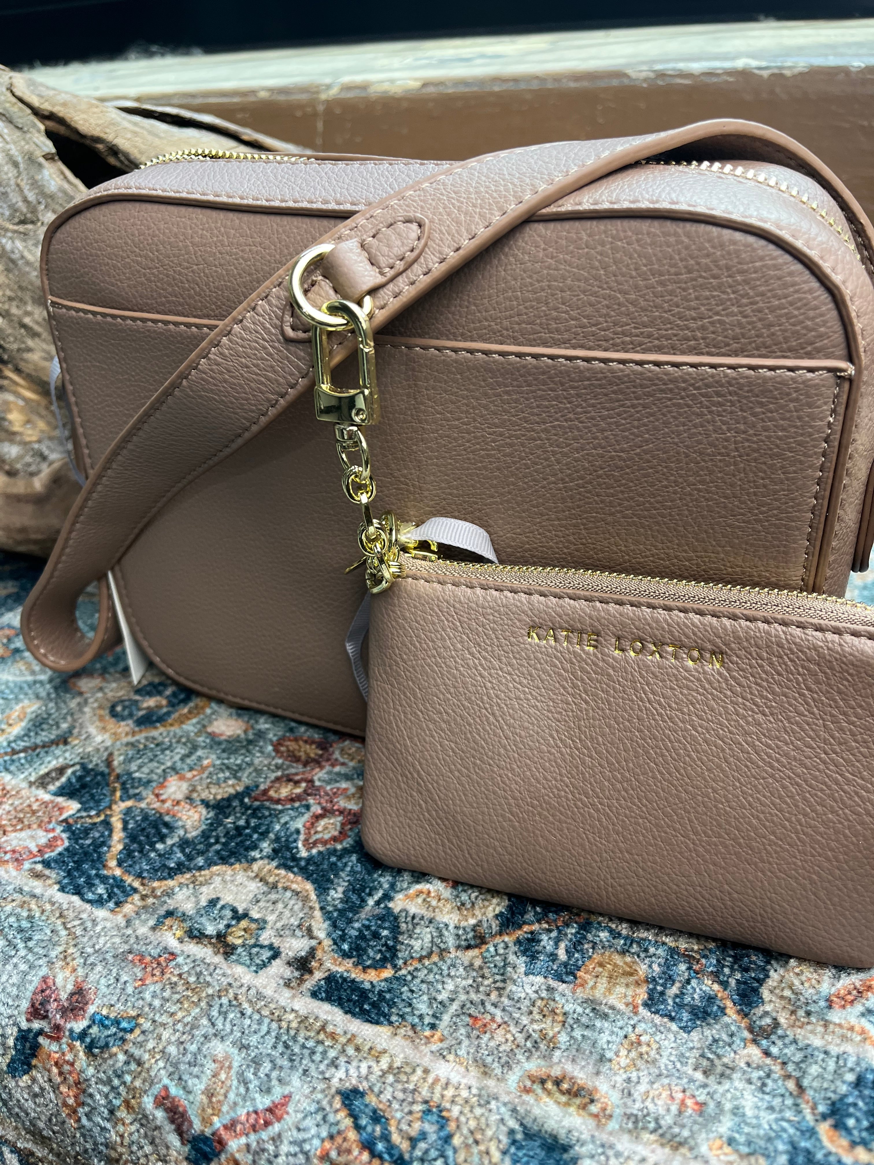 Hana Mocha Crossbody Bag