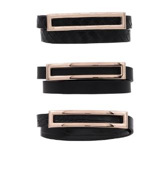 Jesse Textured Skinny Rectangular Bar Belt - MK Threads Boutique