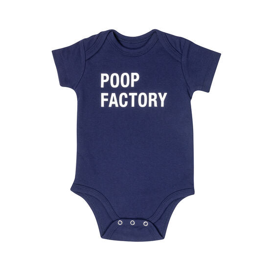 Poop Factory Baby Onesie