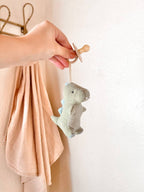 Bitzy Pal Natural Rubber Pacifier & Plush: Bunny