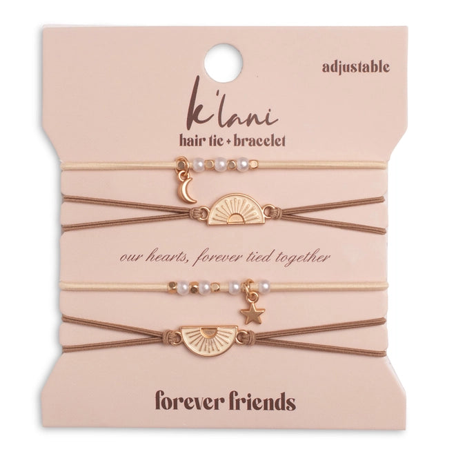 Forever Friends: Hair Tie Bracelet Set