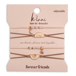 Forever Friends: Hair Tie Bracelet Set