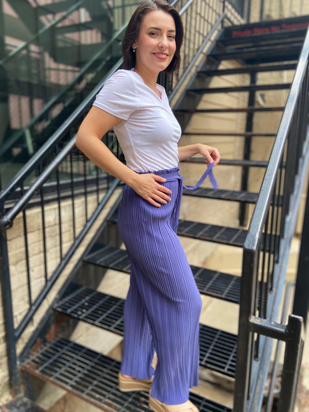 Pasadena Dusk Pleated Pants
