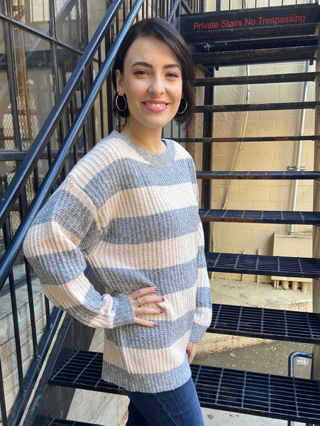 Skylar Oversized Striped Sweater