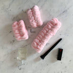 Spa Headband - Skincare Headband & Wristband Set: Cotton Candy Tie Dye