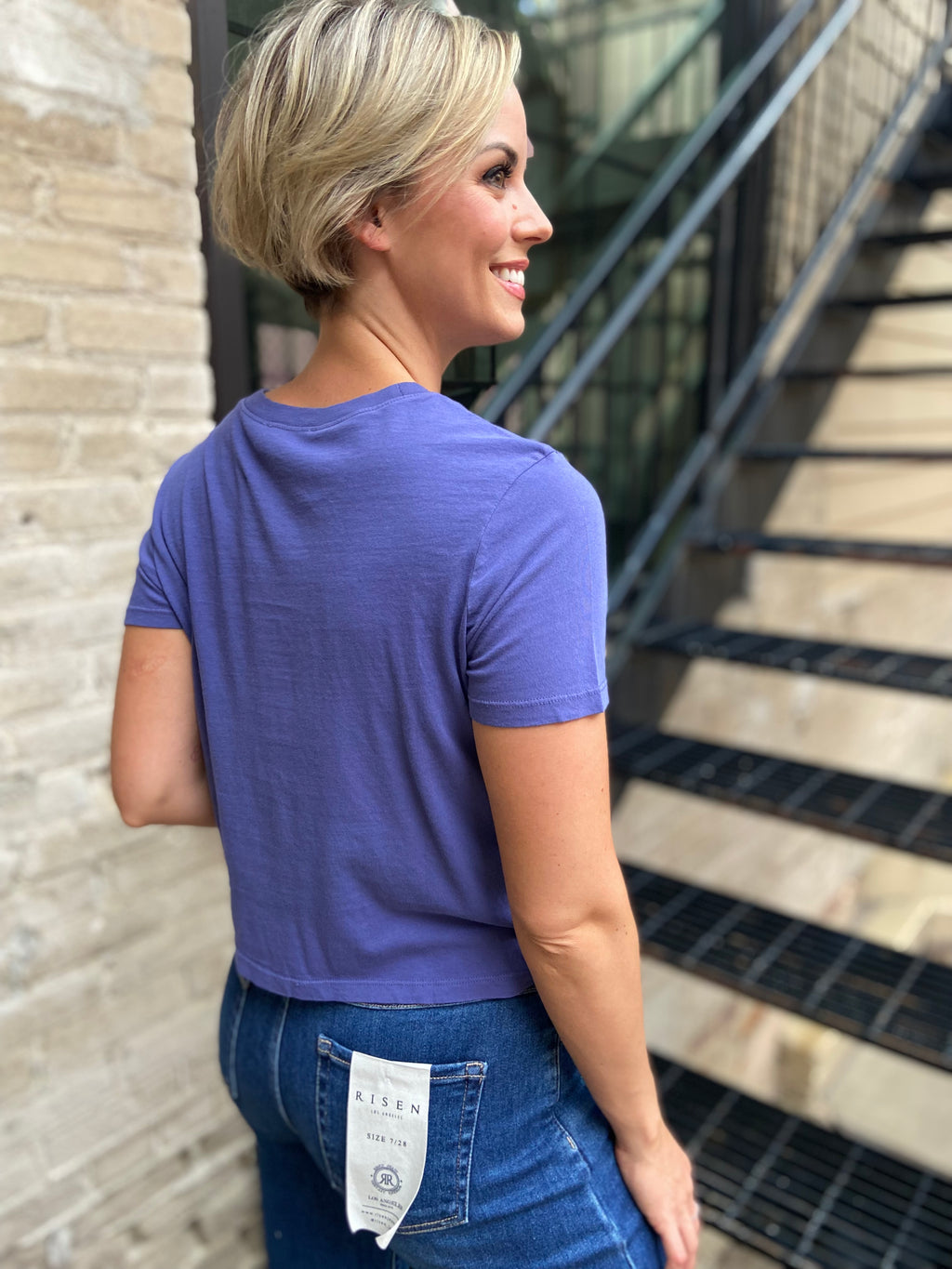 Tory Dusty Blue Oversized T-Shirt