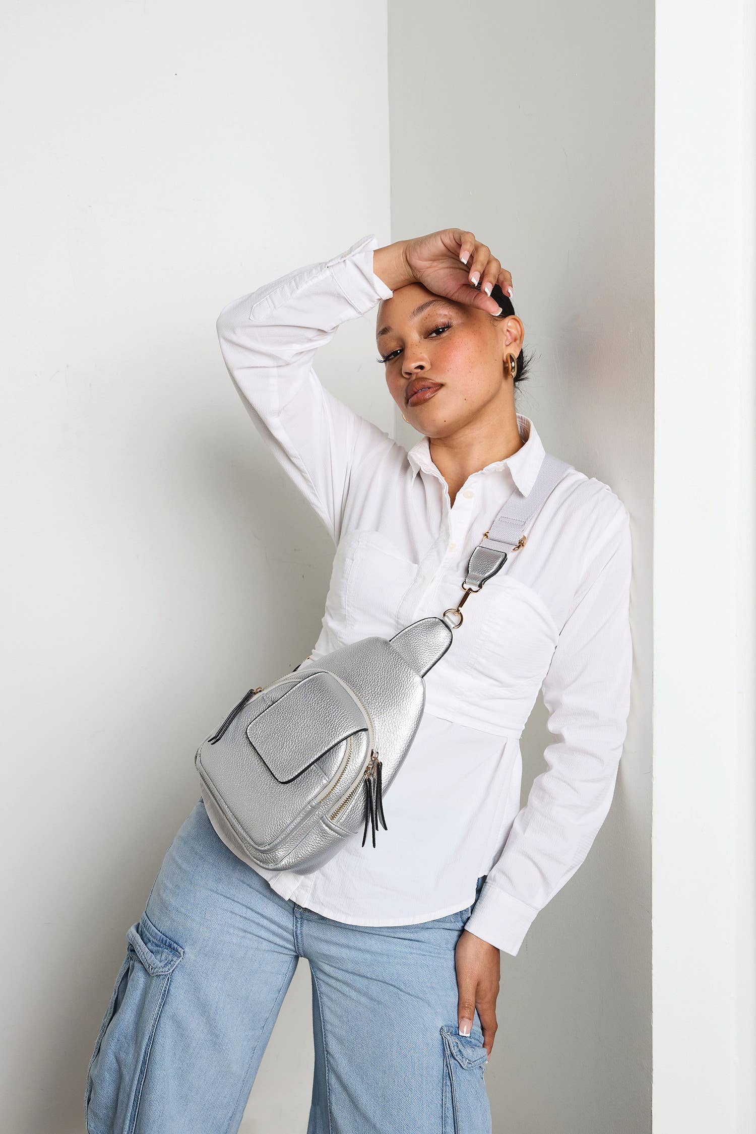 Sophia Sling Bag: Brown