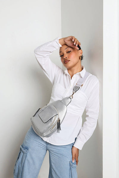 Sophia Sling Bag: Brown