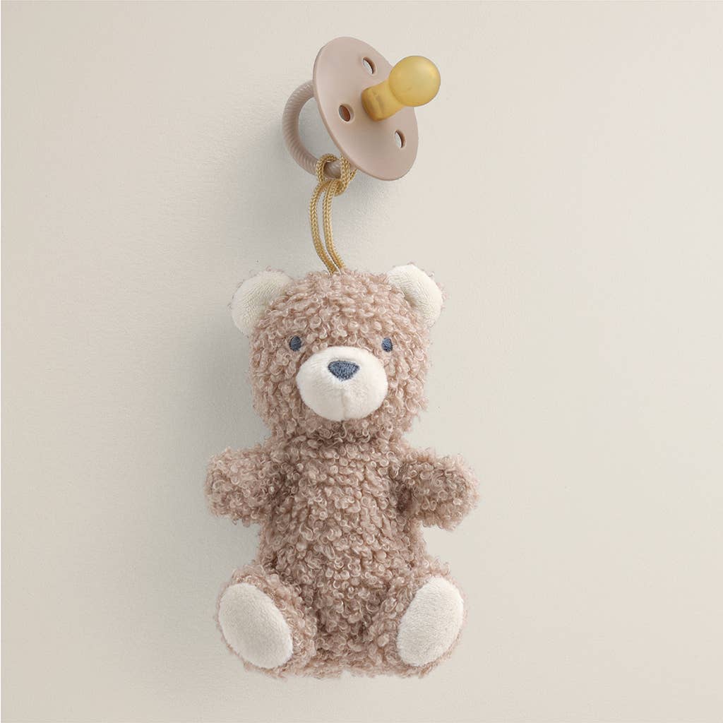Bitzy Pal Natural Rubber Pacifier & Plush: Bunny
