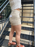 Stacy Sandy High Rise Risen Jean Shorts - MK Threads Boutique