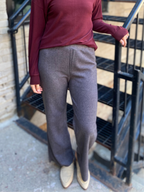 Ricardo Charcoal Elastic Waist Knit Pants