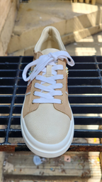 Yellow Box Elvera Sand Flatform Sneakers - MK Threads Boutique