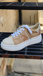 Yellow Box Elvera Sand Flatform Sneakers - MK Threads Boutique