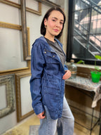 Jackie Denim Utility Enjean Jacket - MK Threads Boutique