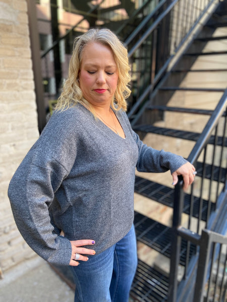 Fireside Charcoal Plus Size Sweater