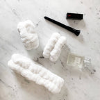 Spa Headband - Skincare Headband & Wristband Set: Mint