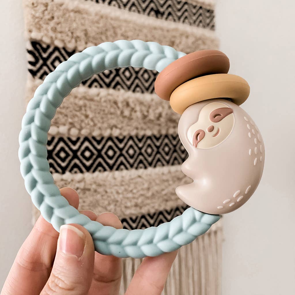 Ritzy Rattle™ Silicone Teether Rattles: Dino