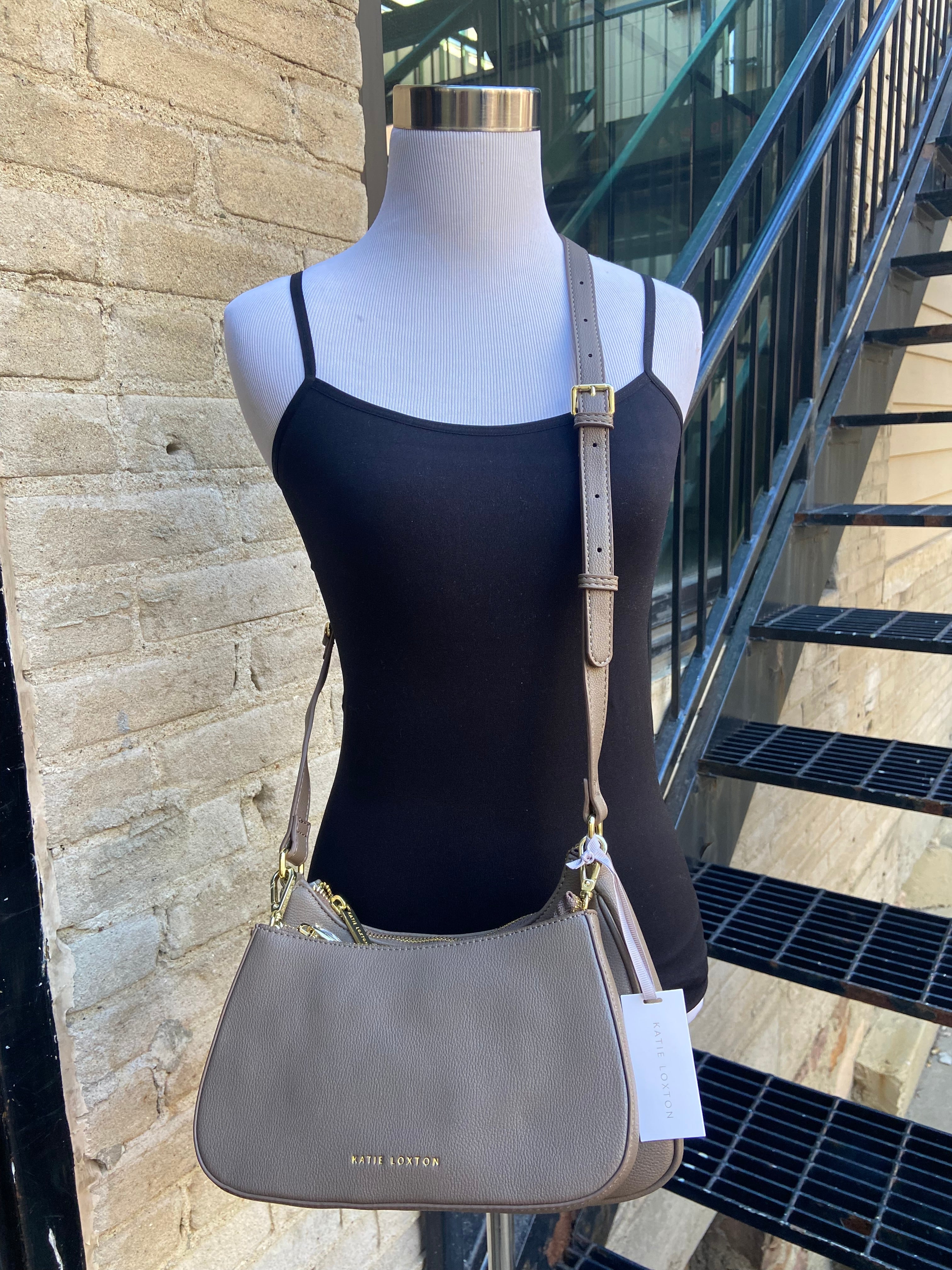 Aria Mink Scoop Crossbody Bag