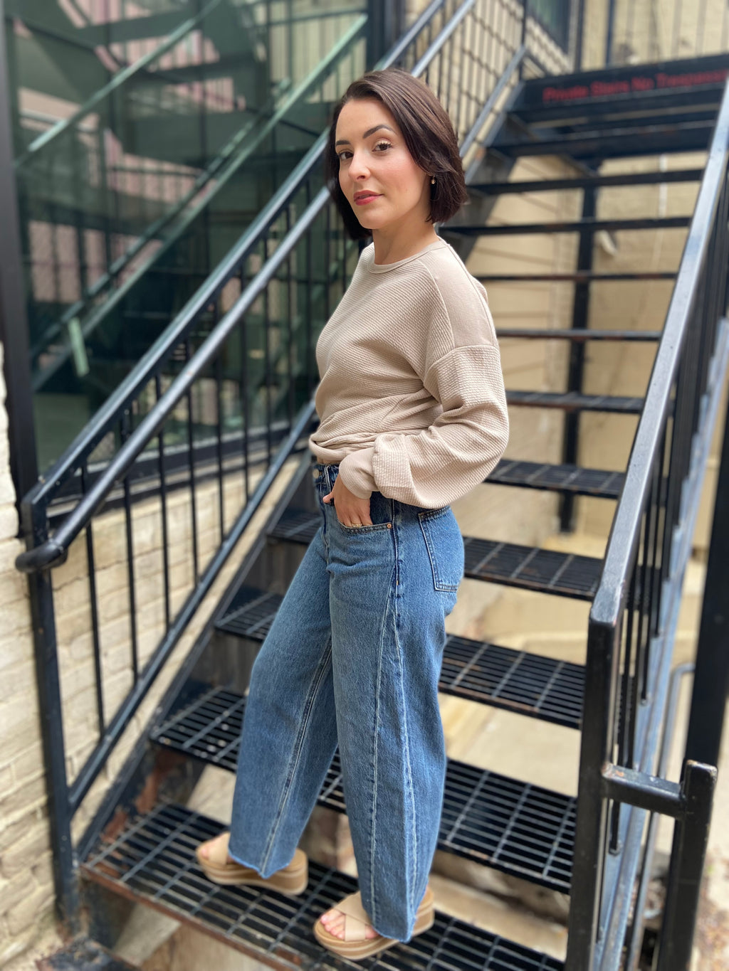 Jordan Medium Wash Barrel EnJeans