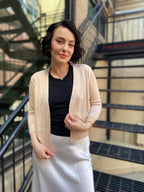 Kit Khaki Bolero Cardigan