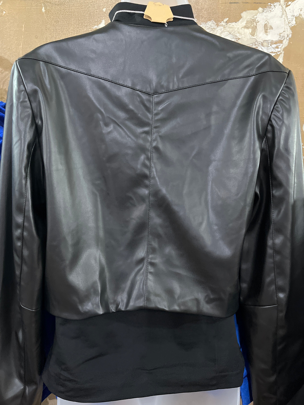 Alora Black Fringe Leather Jacket