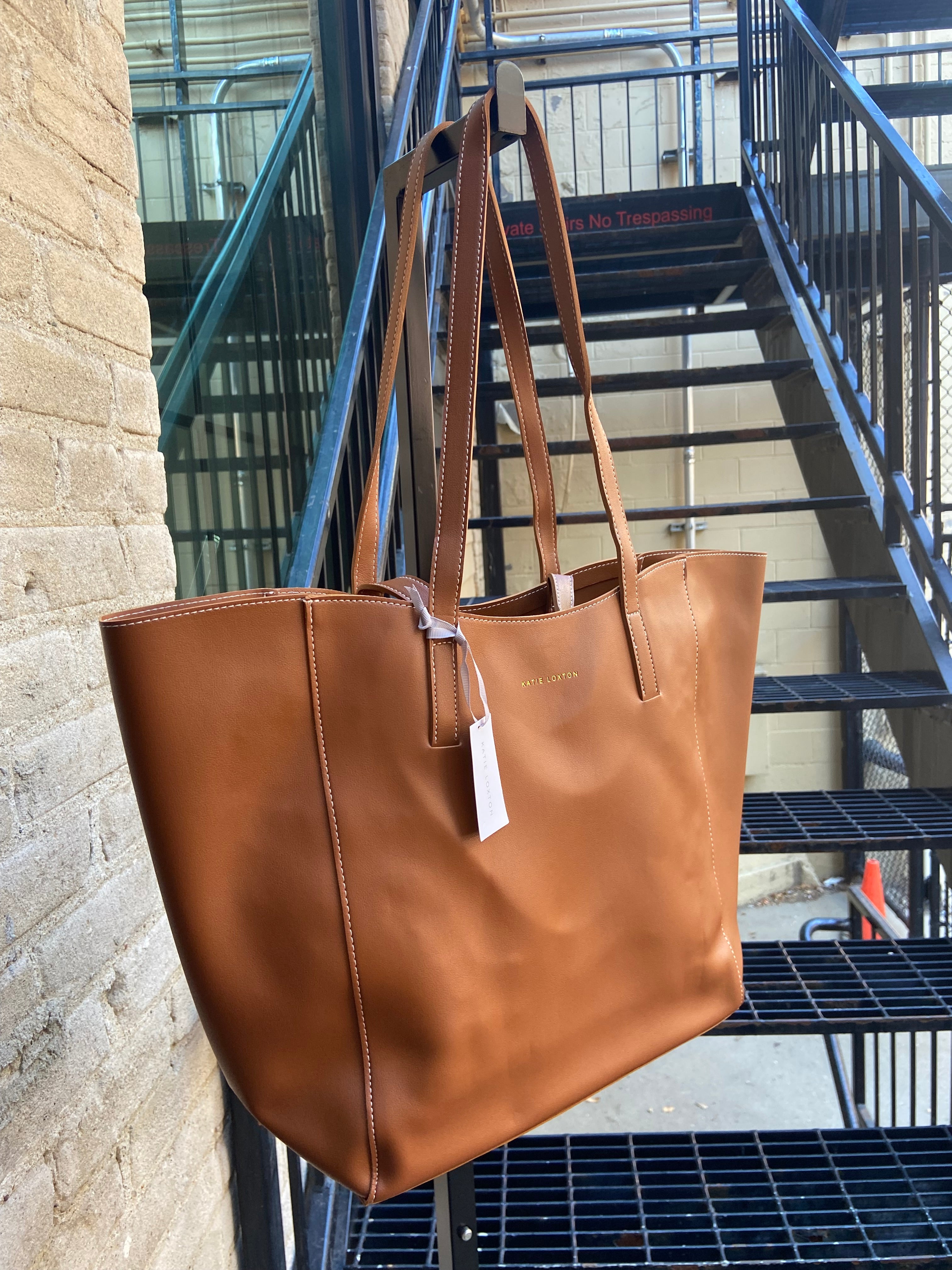 Perri Garnet Red Tote Bag