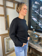 Annie Black Knit Sweater