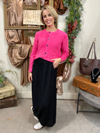 Becca Hot Pink Chunky Cardigan