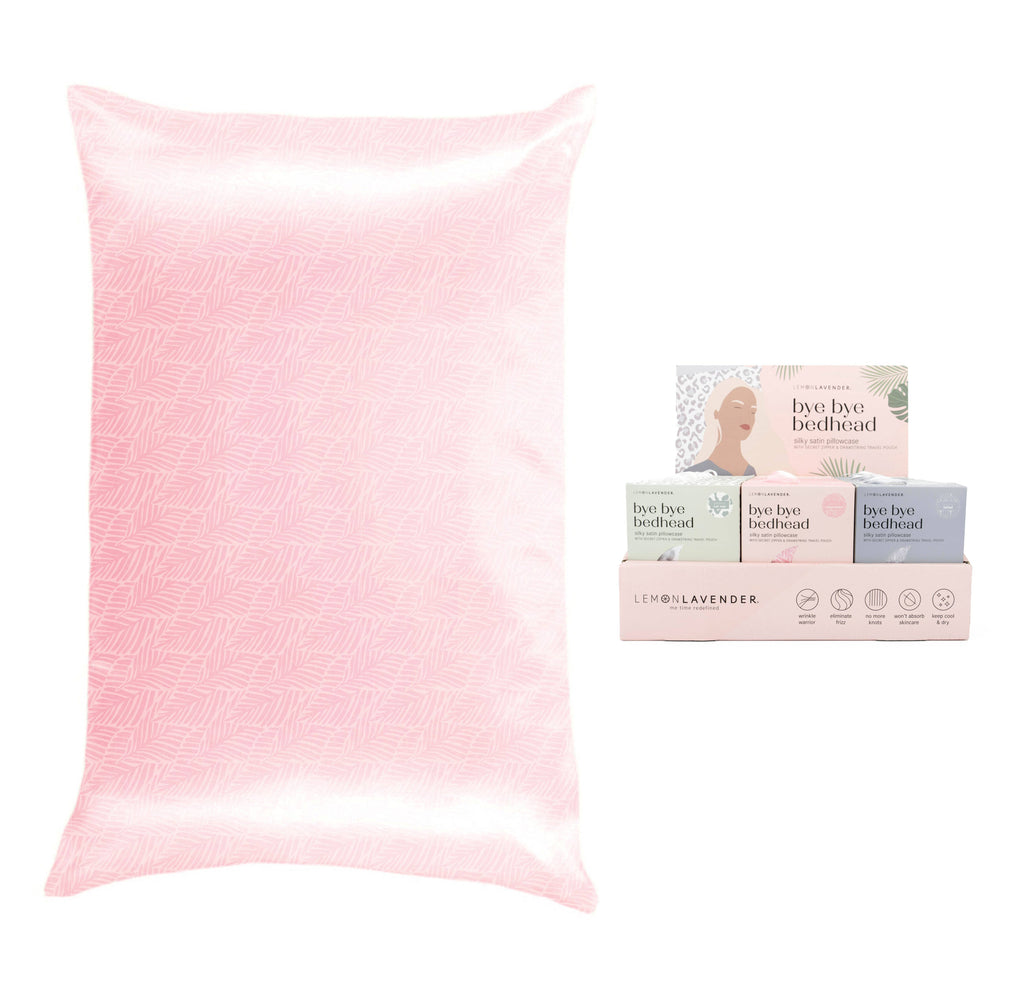 Lemon Lavender Printed Silky Satin Pillowcase Assortment