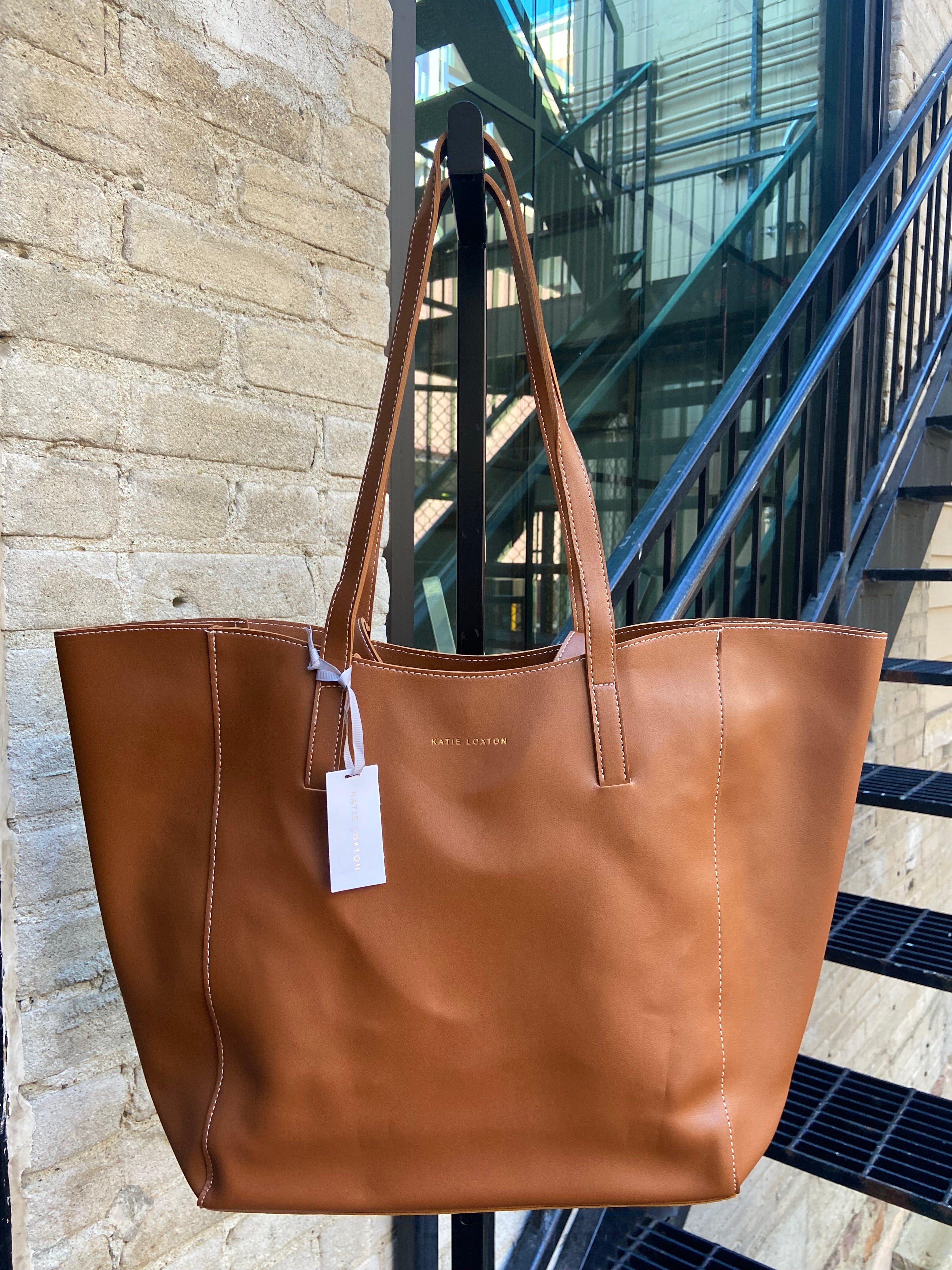 Perri Garnet Red Tote Bag