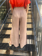 Koa Coco Smocked Slit Pants - MK Threads Boutique