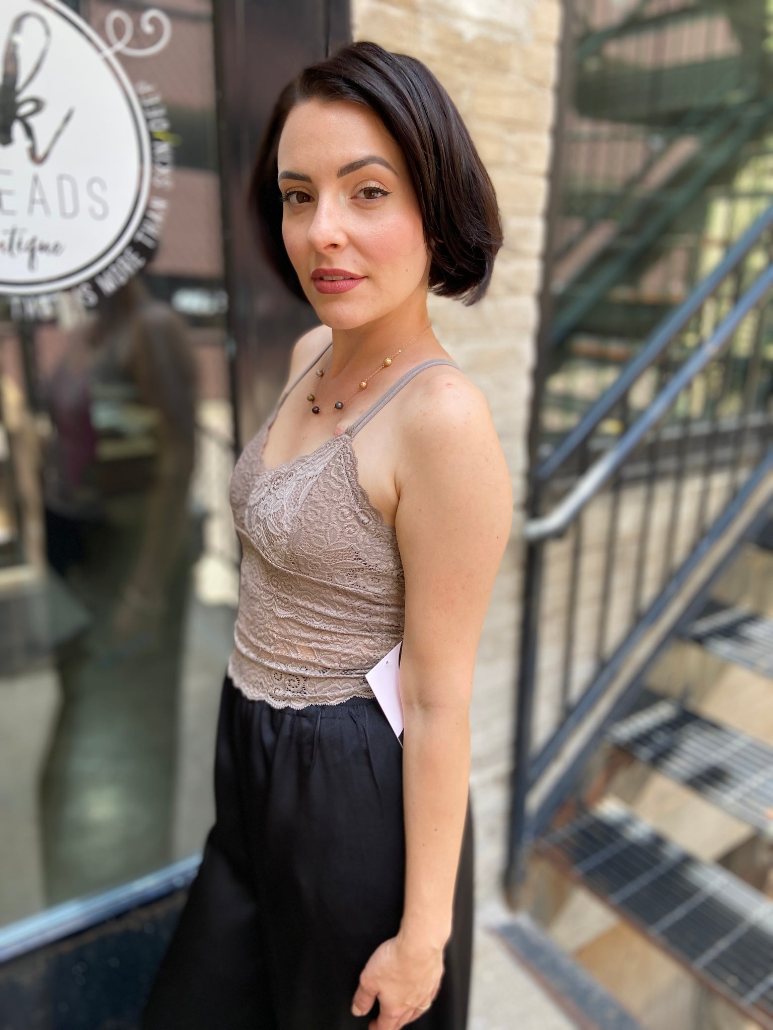 Rue Coco Lace Layering Tank Top