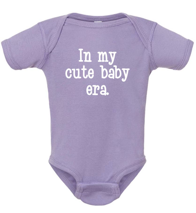 Cute Baby Era Printed Baby Onesies - MK Threads Boutique
